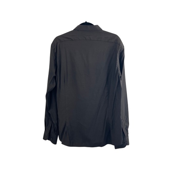 VERSACE Men's Gray Long Sleeve Button Up Shirt Medusa Graphic XXL - Picture 2 of 8